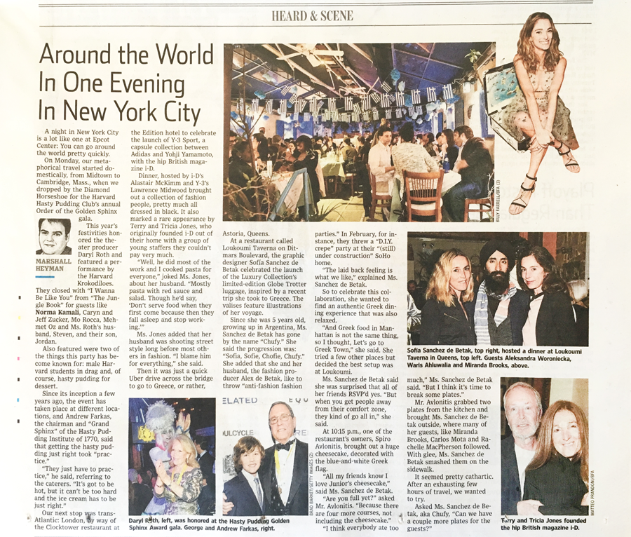 The Wall Street Journal - Around the world in one evening in New York City