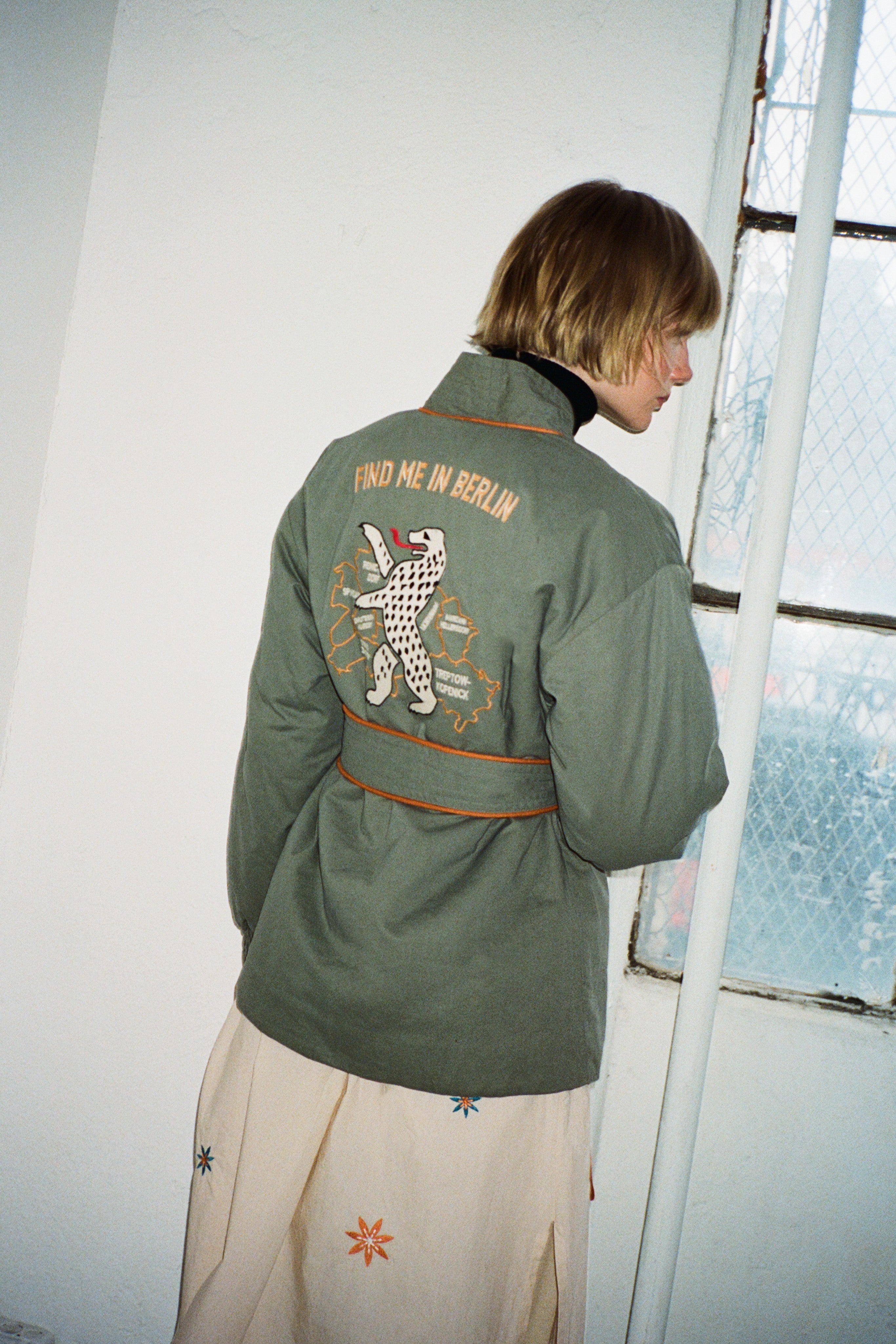 Hans Embroidered Double Faced Jacket