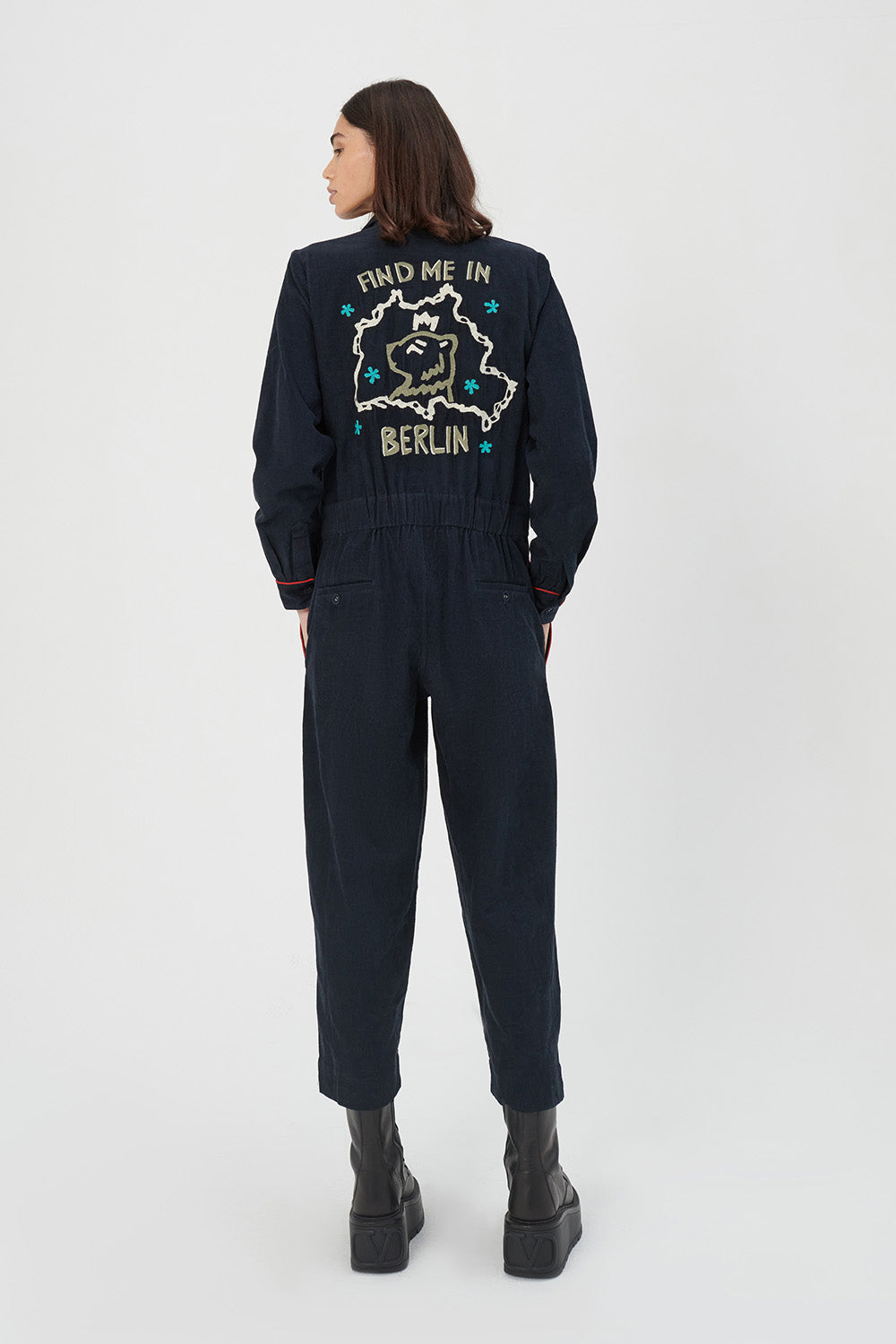 Ilse Organic Cotton Embroidered Jumpsuit