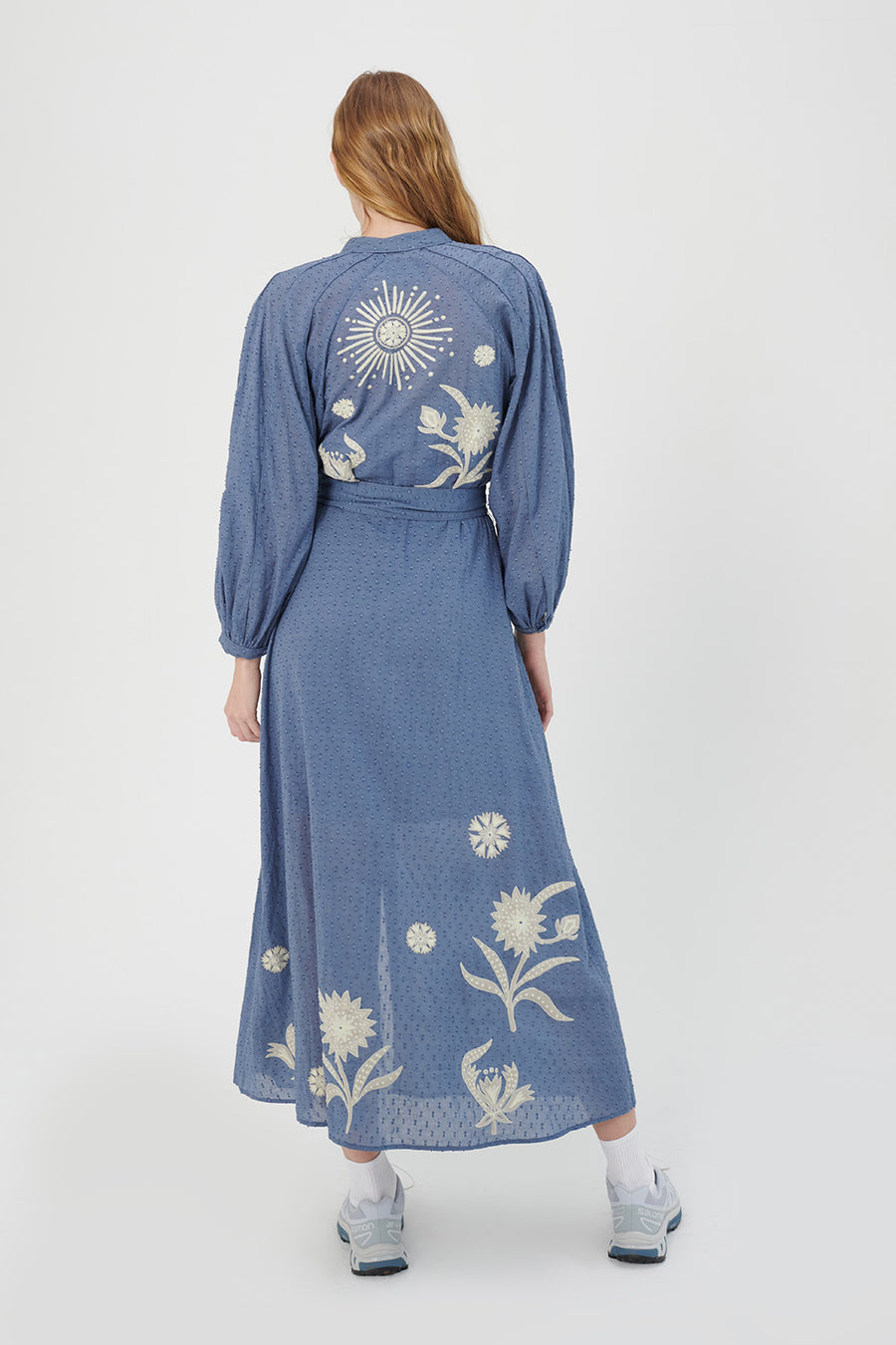 Lina Embroidered Maxi Dress