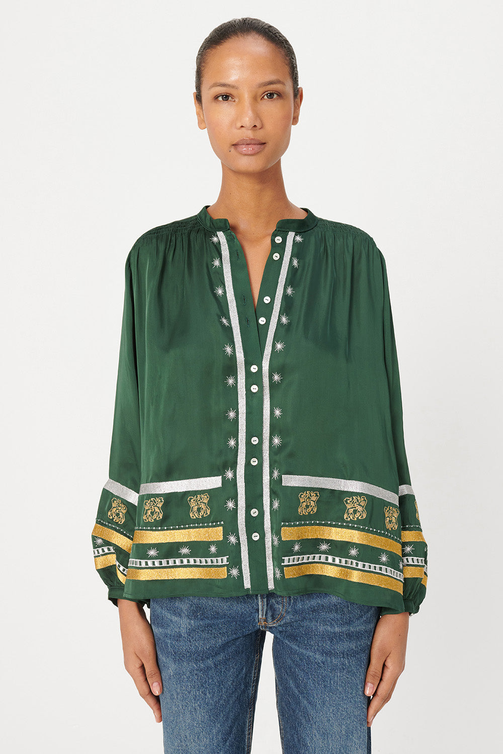 Bunnie Embroidered Blouse