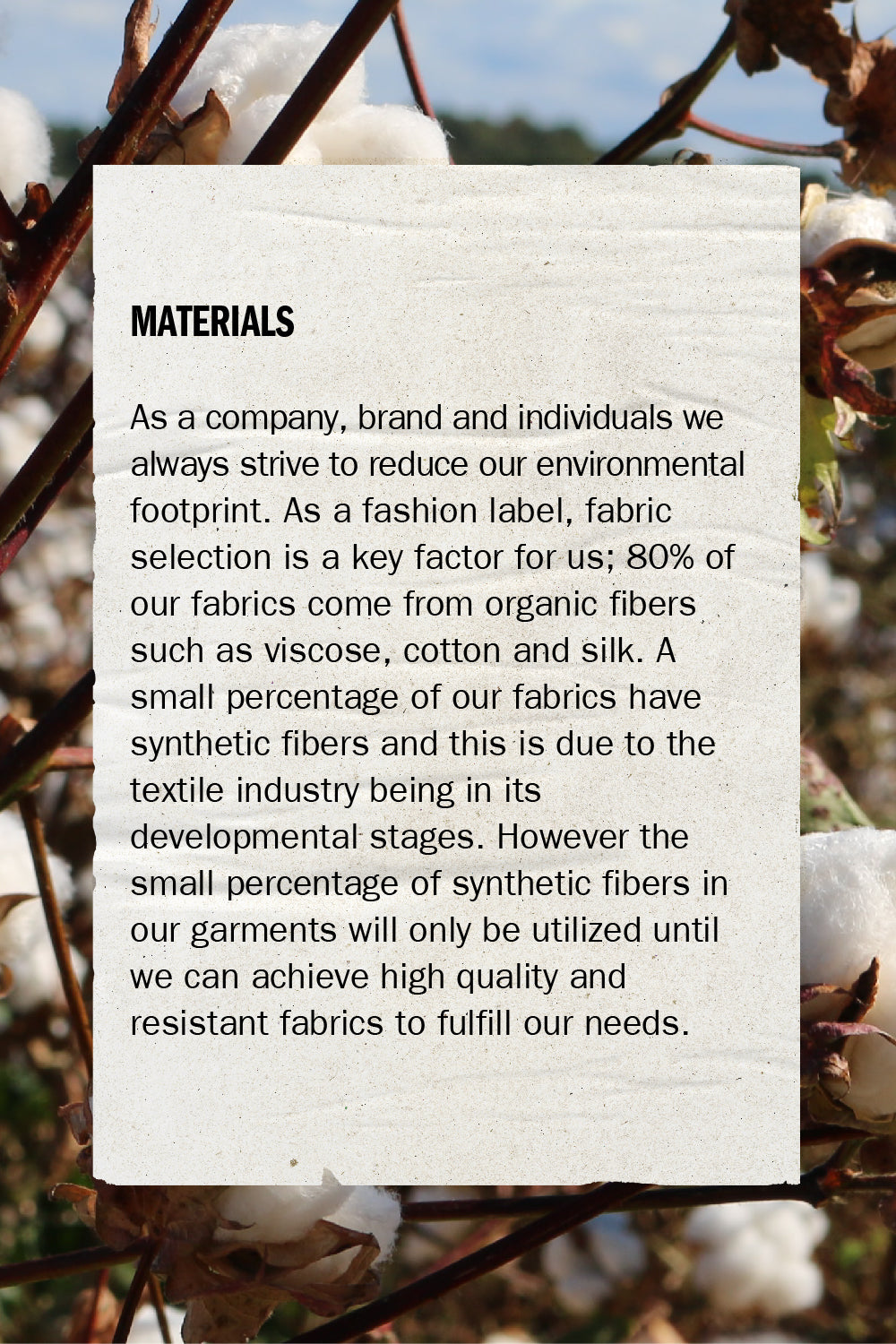 Sello Organic Materials